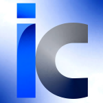 Sora 2 Invite Codes Logo - Access Free AI Video Generation Sora 2 Invite Codes - Modern blue and silver iC logo for AI video generation platform